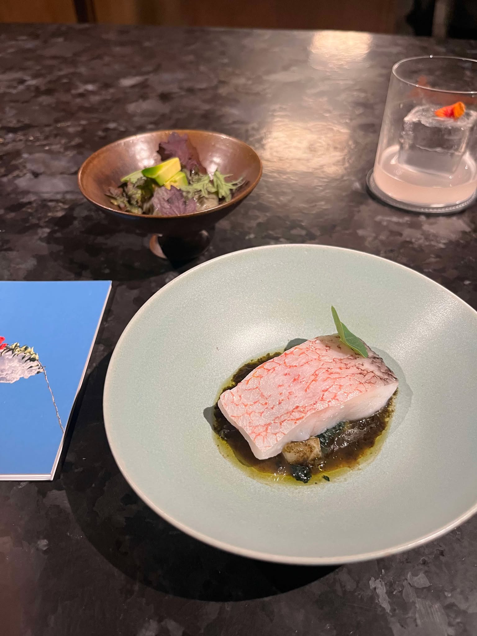 Tilefish in Seaweed and Jalapeno Sauce