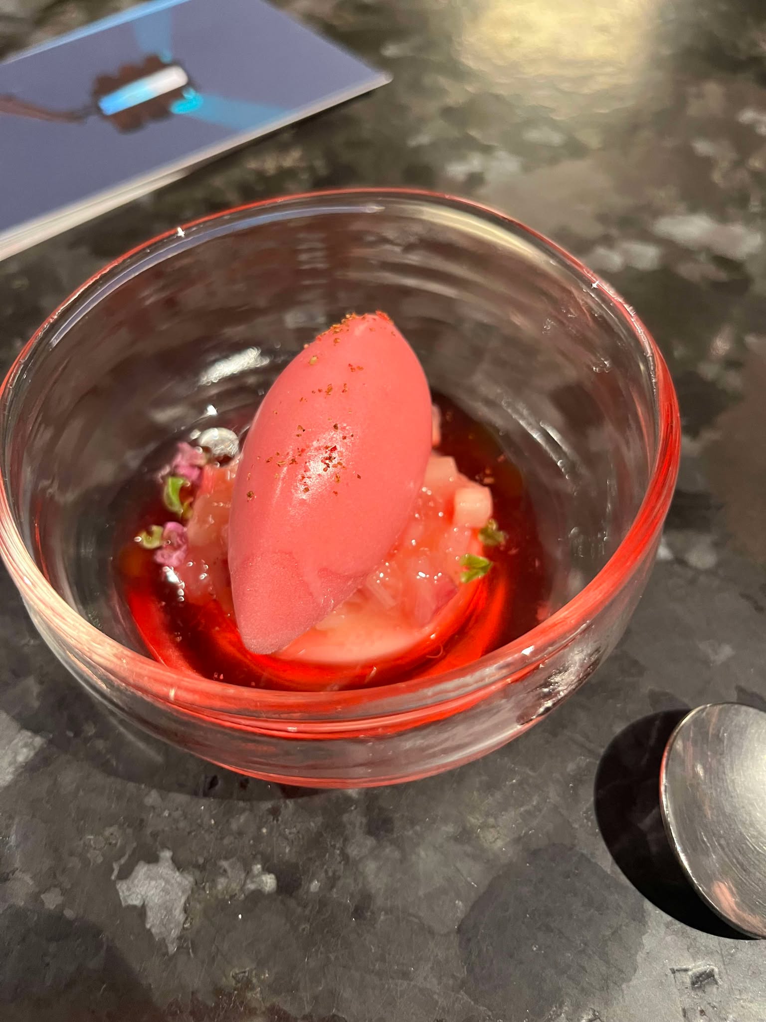 Rhubarb Sorbet