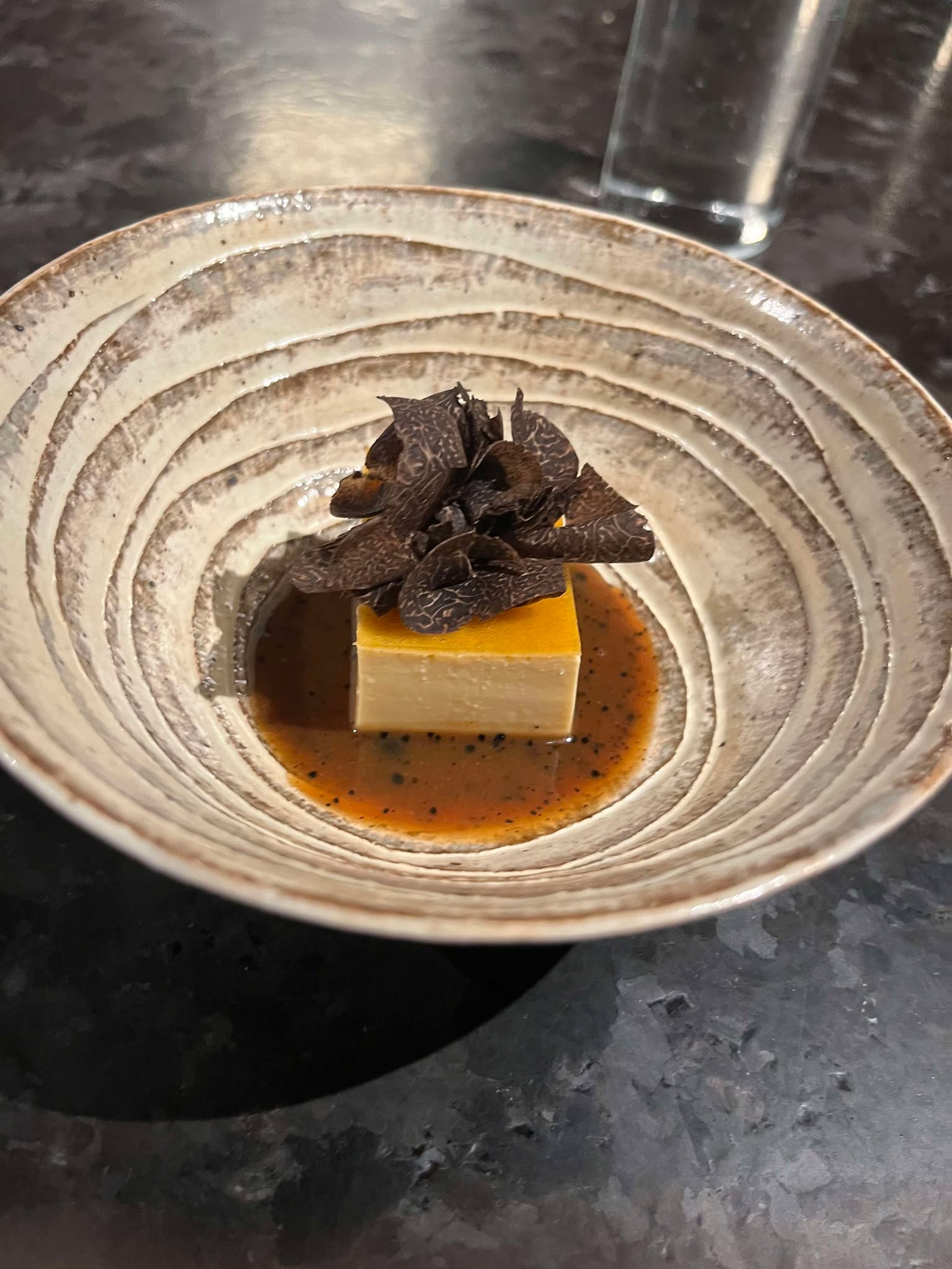 Sujeonggwa Custard Under Truffles